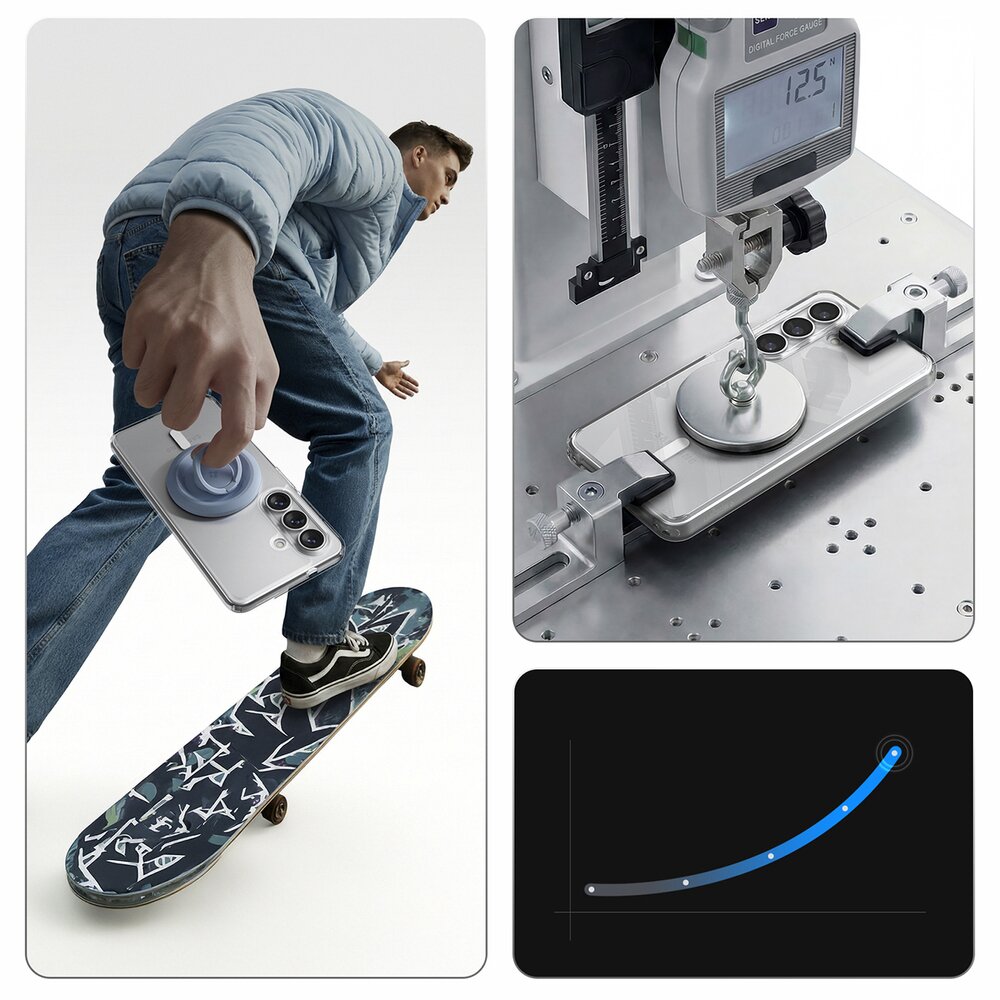 Samsung Galaxy S26+ Spigen Ultra Hybrid Mag MagSafe dėklas – skaidrus ir baltas 17 Samsung Galaxy S26+ Spigen Ultra Hybrid Mag MagSafe dėklas – skaidrus ir baltas 17