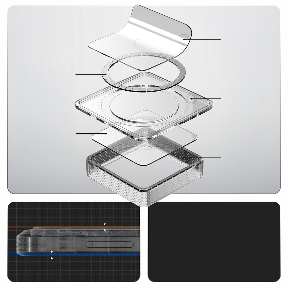 Samsung Galaxy S26+ Spigen Ultra Hybrid Mag MagSafe dėklas – juodas skaidrus 16 Samsung Galaxy S26+ Spigen Ultra Hybrid Mag MagSafe dėklas – juodas skaidrus 16