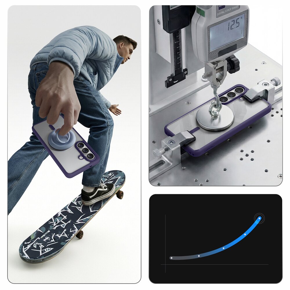 Samsung Galaxy S26 Spigen Ultra Hybrid Mag MagSafe dėklas – violetinis skaidrus 12 Samsung Galaxy S26 Spigen Ultra Hybrid Mag MagSafe dėklas – violetinis skaidrus 12