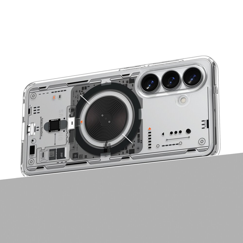 Samsung Galaxy S26+ Neo One Spigen Ultra Hybrid Mag MagSafe dėklas – skaidrus 11