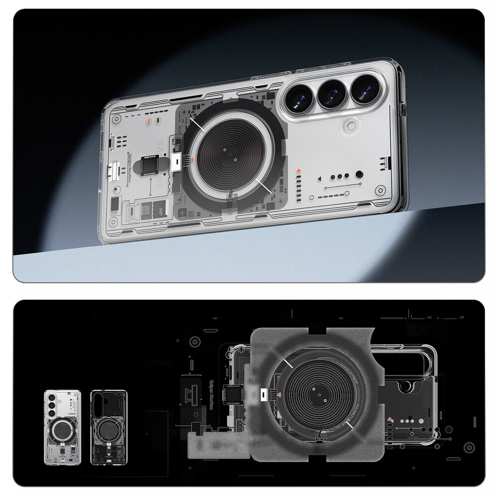 Samsung Galaxy S26+ Neo One Spigen Ultra Hybrid Mag MagSafe dėklas – skaidrus 16 Samsung Galaxy S26+ Neo One Spigen Ultra Hybrid Mag MagSafe dėklas – skaidrus 16