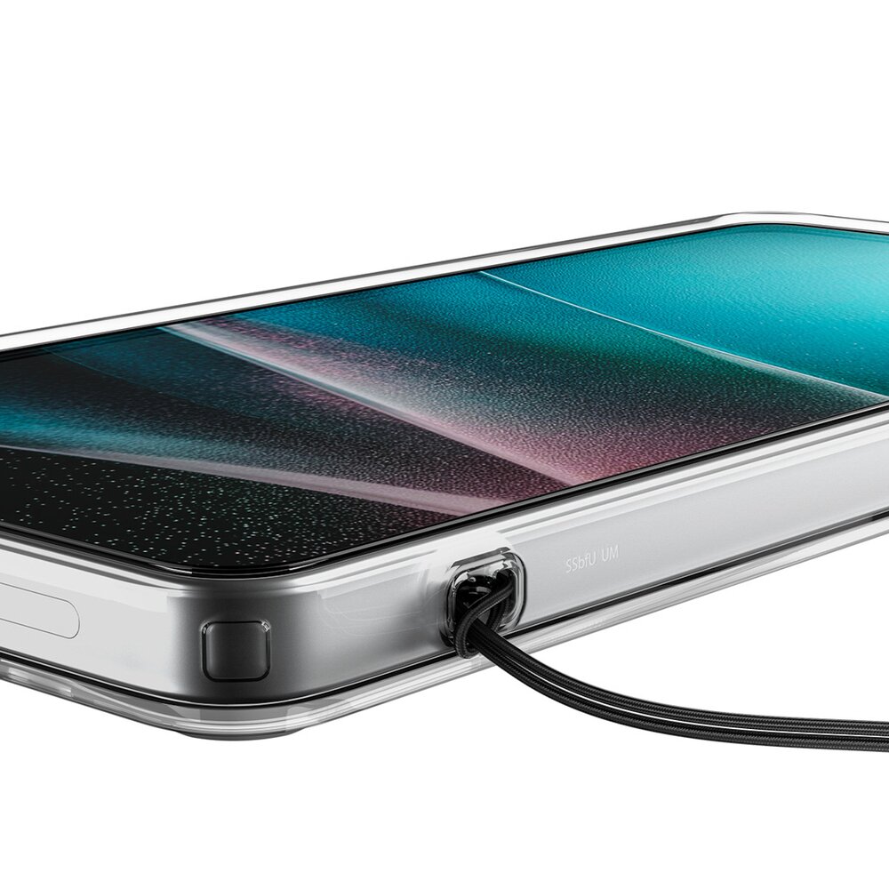 Samsung Galaxy S26 Ultra Spigen Ultra Hybrid Mag MagSafe dėklas – skaidrus ir baltas 13