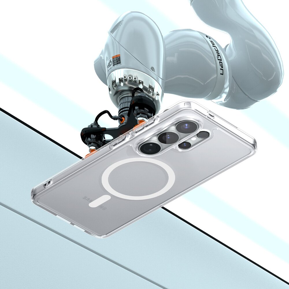 Samsung Galaxy S26 Ultra Spigen Ultra Hybrid Mag MagSafe dėklas – skaidrus ir baltas 7 Samsung Galaxy S26 Ultra Spigen Ultra Hybrid Mag MagSafe dėklas – skaidrus ir baltas 7