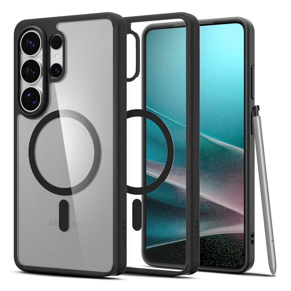 Samsung Galaxy S26 Ultra Spigen Ultra Hybrid Mag MagSafe dėklas – juodas skaidrus 1 Samsung Galaxy S26 Ultra Spigen Ultra Hybrid Mag MagSafe dėklas – juodas skaidrus 1