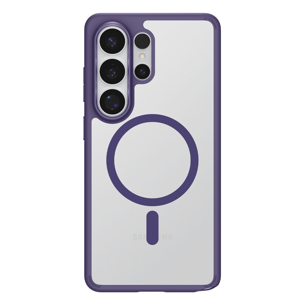 Samsung Galaxy S26 Ultra Spigen Ultra Hybrid Mag MagSafe dėklas – skaidrus tamsiai mėlynas 2