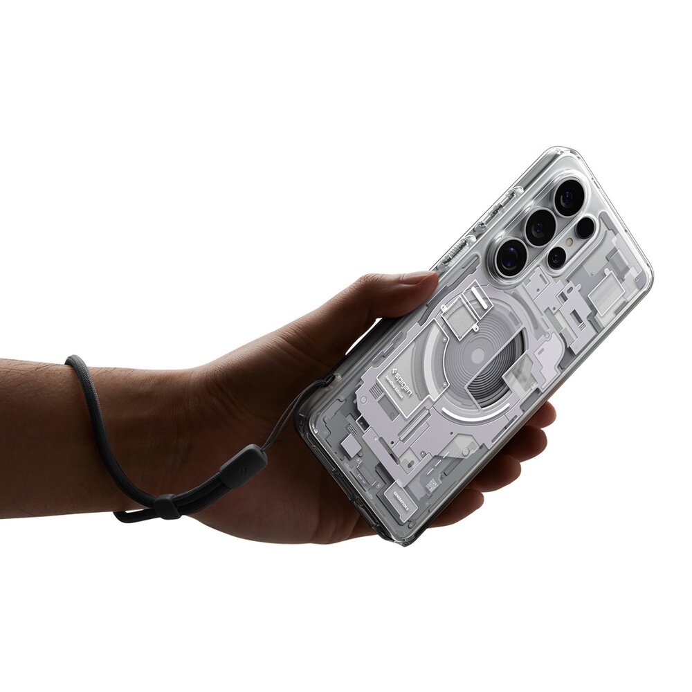 Samsung Galaxy S26 Ultra Zero One Spigen Ultra Hybrid Mag MagSafe dėklas – skaidrus ir baltas 13 Samsung Galaxy S26 Ultra Zero One Spigen Ultra Hybrid Mag MagSafe dėklas – skaidrus ir baltas 13