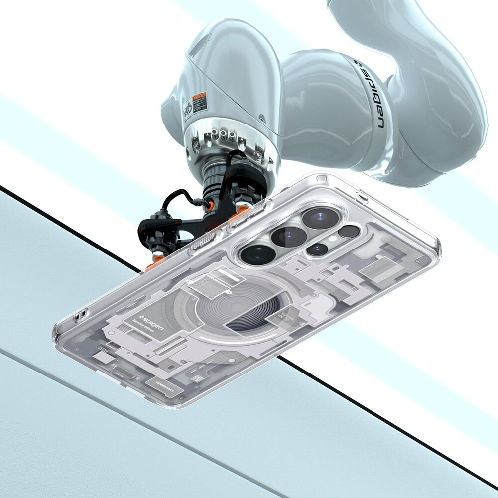 Samsung Galaxy S26 Ultra Zero One Spigen Ultra Hybrid Mag MagSafe dėklas – skaidrus ir baltas 7 Samsung Galaxy S26 Ultra Zero One Spigen Ultra Hybrid Mag MagSafe dėklas – skaidrus ir baltas 7