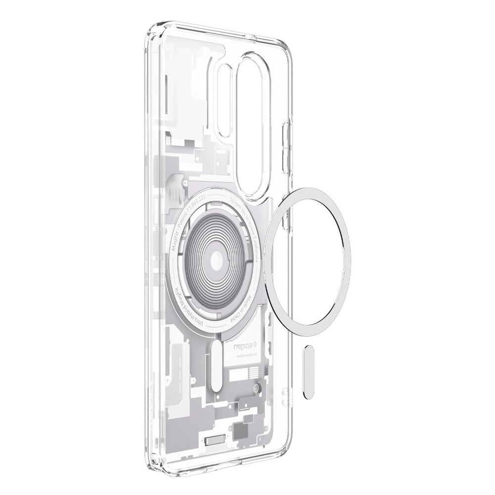 Samsung Galaxy S26 Ultra Zero One Spigen Ultra Hybrid Mag MagSafe dėklas – skaidrus ir baltas 8 Samsung Galaxy S26 Ultra Zero One Spigen Ultra Hybrid Mag MagSafe dėklas – skaidrus ir baltas 8