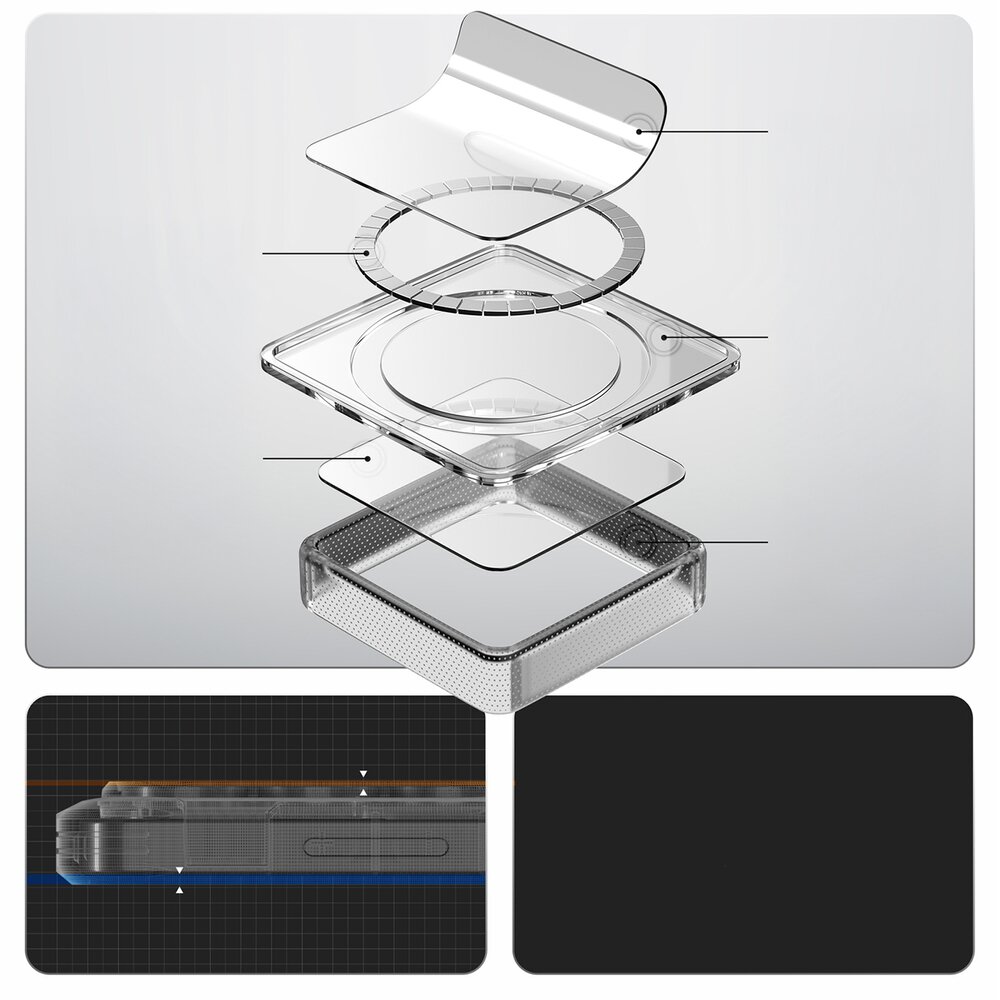 Samsung Galaxy S26 Ultra Zero One Spigen Ultra Hybrid Mag MagSafe dėklas – skaidrus juodas 17 Samsung Galaxy S26 Ultra Zero One Spigen Ultra Hybrid Mag MagSafe dėklas – skaidrus juodas 17
