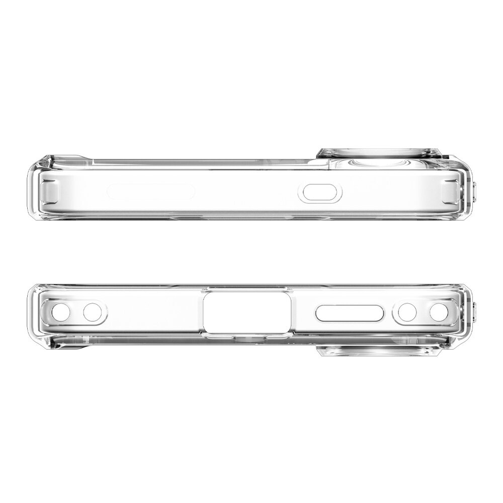 Samsung Galaxy S26+ Zero One Spigen Ultra Hybrid Mag MagSafe dėklas – skaidrus ir baltas 5
