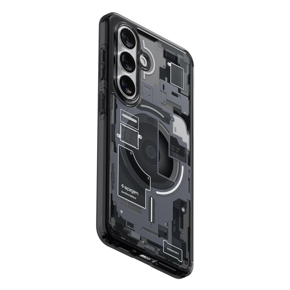 Samsung Galaxy S26+ Zero One Spigen Ultra Hybrid Mag MagSafe dėklas – juodas skaidrus 11 Samsung Galaxy S26+ Zero One Spigen Ultra Hybrid Mag MagSafe dėklas – juodas skaidrus 11