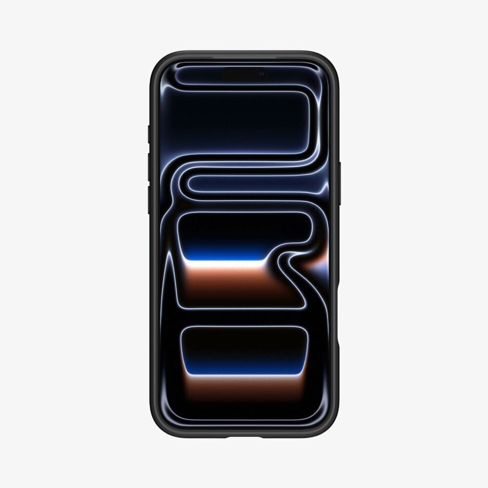 iPhone 17 Pro Spigen Ultra Hybrid MagSafe dėklas – juodas / oranžinis 2