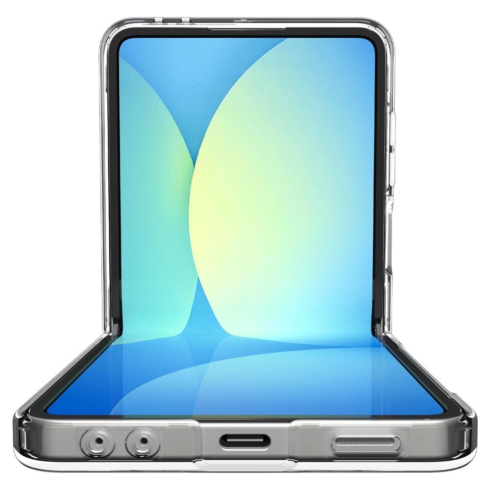 Samsung Galaxy Z Flip 7 dėklas Spigen Ultra Hybrid Pro Mag, MagSafe – skaidrus su baltu 14 Samsung Galaxy Z Flip 7 dėklas Spigen Ultra Hybrid Pro Mag, MagSafe – skaidrus su baltu 14