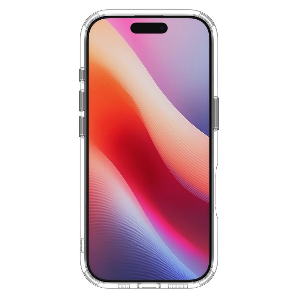 iPhone 17 dėklas Spigen Ultra Hybrid "S", MagSafe – skaidrus/baltas 2 iPhone 17 dėklas Spigen Ultra Hybrid "S", MagSafe – skaidrus/baltas 2