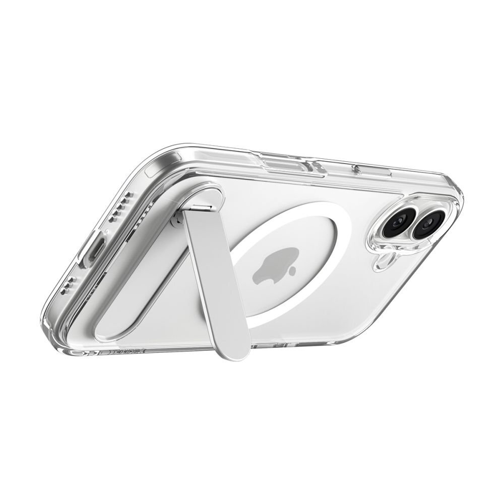 iPhone 17 dėklas Spigen Ultra Hybrid "S", MagSafe – skaidrus/baltas 7 iPhone 17 dėklas Spigen Ultra Hybrid "S", MagSafe – skaidrus/baltas 7