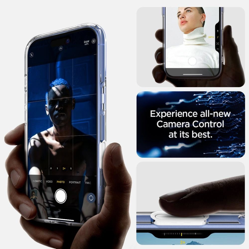 Spigen Ultra Hybrid "T" MagSafe iPhone 16 Dėklas - Baltas 14 Spigen Ultra Hybrid "T" MagSafe iPhone 16 Dėklas - Baltas 14