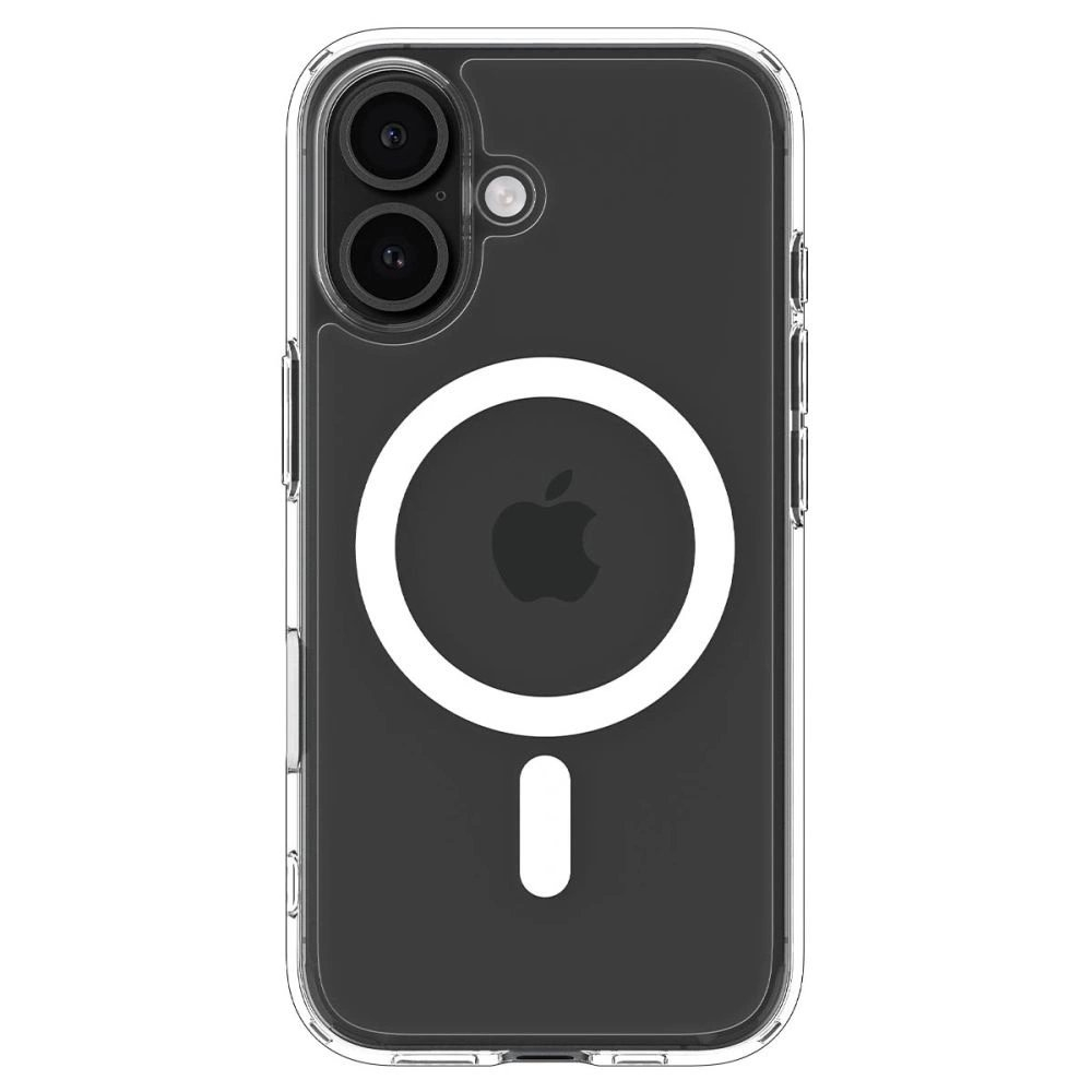 Spigen Ultra Hybrid "T" MagSafe iPhone 16 Dėklas - Baltas 5 Spigen Ultra Hybrid "T" MagSafe iPhone 16 Dėklas - Baltas 5