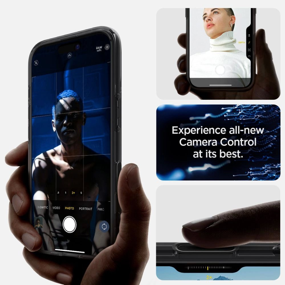 Spigen Ultra Hybrid "T" MagSafe iPhone 16e Dėklas - Translucent Juodas 13 Spigen Ultra Hybrid "T" MagSafe iPhone 16e Dėklas - Translucent Juodas 13