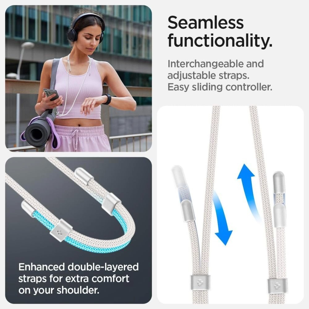 Spigen Universal Set Pakabinamas dirželis – baltas 13