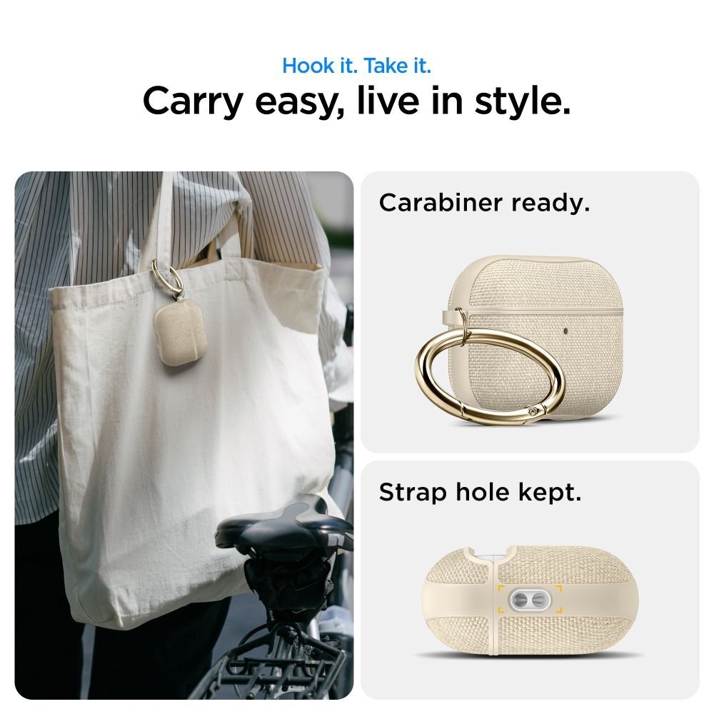 AirPods 3 dėklas Spigen Urban Fit – smėlio spalvos 11 AirPods 3 dėklas Spigen Urban Fit – smėlio spalvos 11