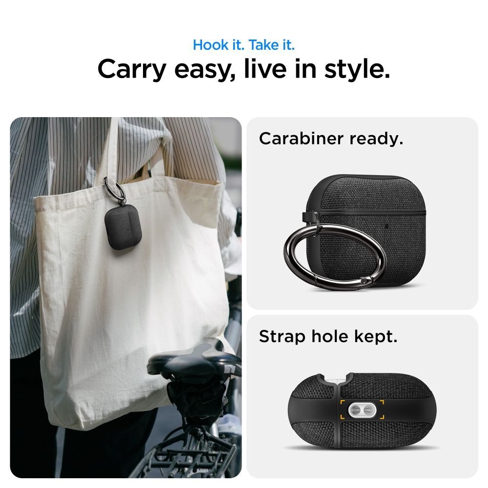 AirPods 3 Spigen Urban Fit dėklas – juodas 11 AirPods 3 Spigen Urban Fit dėklas – juodas 11