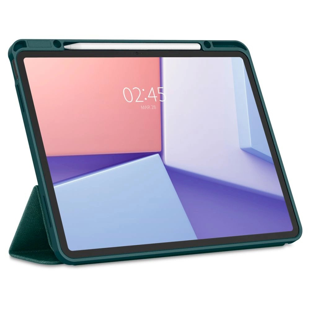 Spigen Urban Fit iPad Air 13 2024 Case - žalias 6 Spigen Urban Fit iPad Air 13 2024 Case - žalias 6