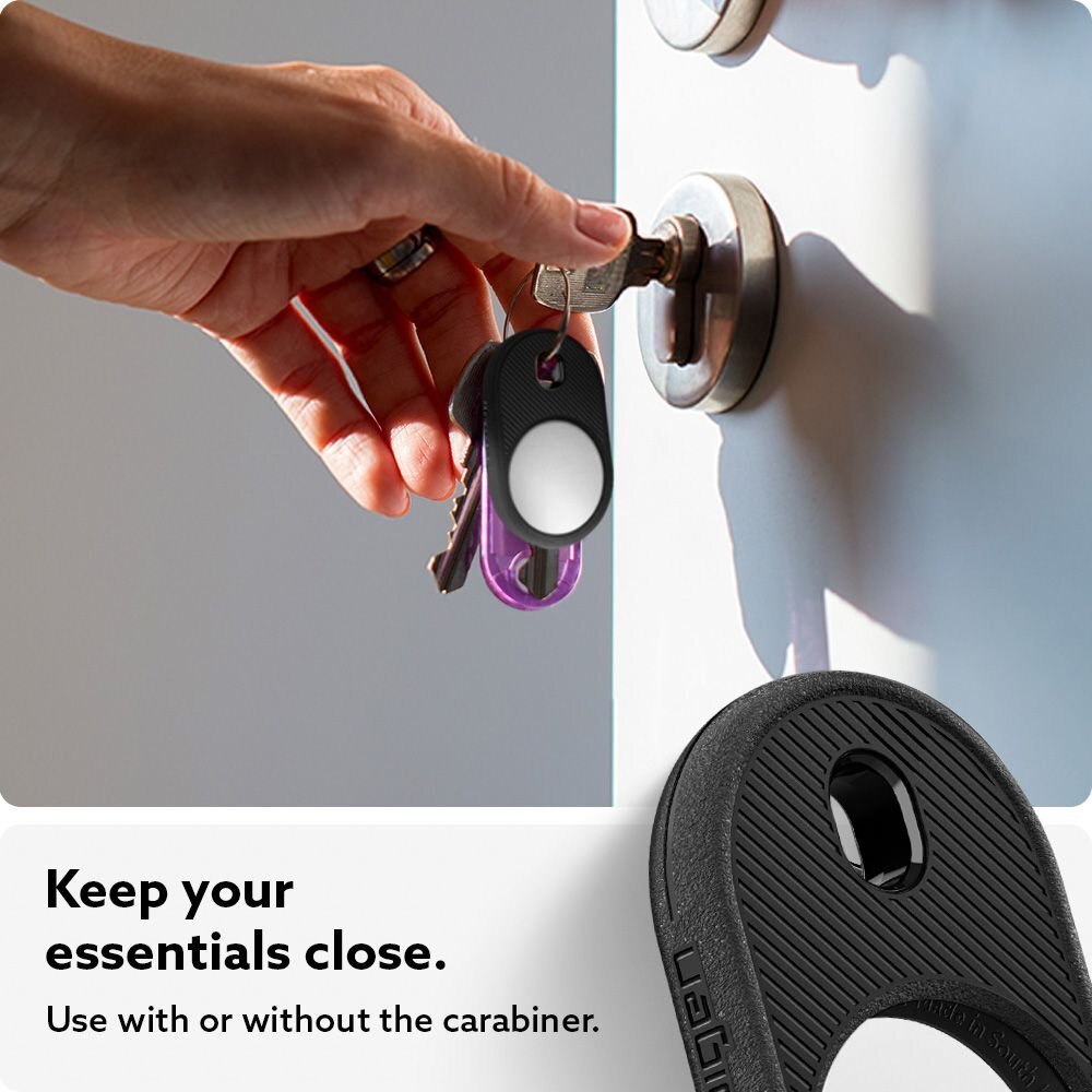 Apple AirTag Spigen Vault dėklas – matinės juodos spalvos 3