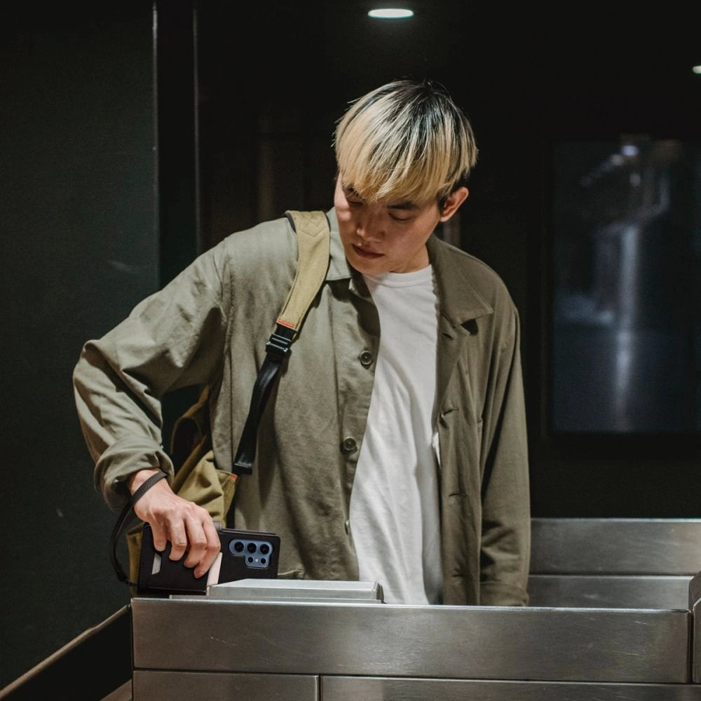 Spigen Piniginės tipo &quot;S&quot; Dėklas skirtas Samsung Galaxy S25 Ultra - Juodas 10