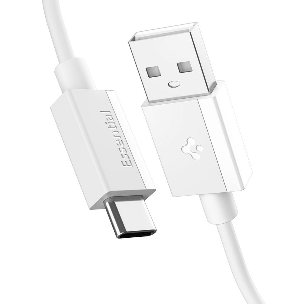 Krovimo kabelis Spigen EB6010AC USB-A / USB-C 60W 100 cm – baltas 1