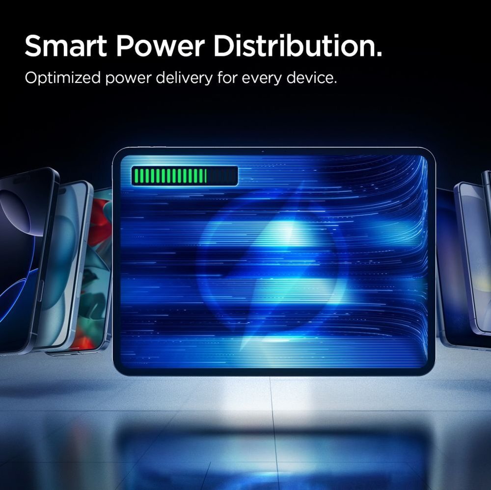 Išorinė baterija Spigen Essential EA2210 10000mAh 22.5W – juoda 4 Išorinė baterija Spigen Essential EA2210 10000mAh 22.5W – juoda 4