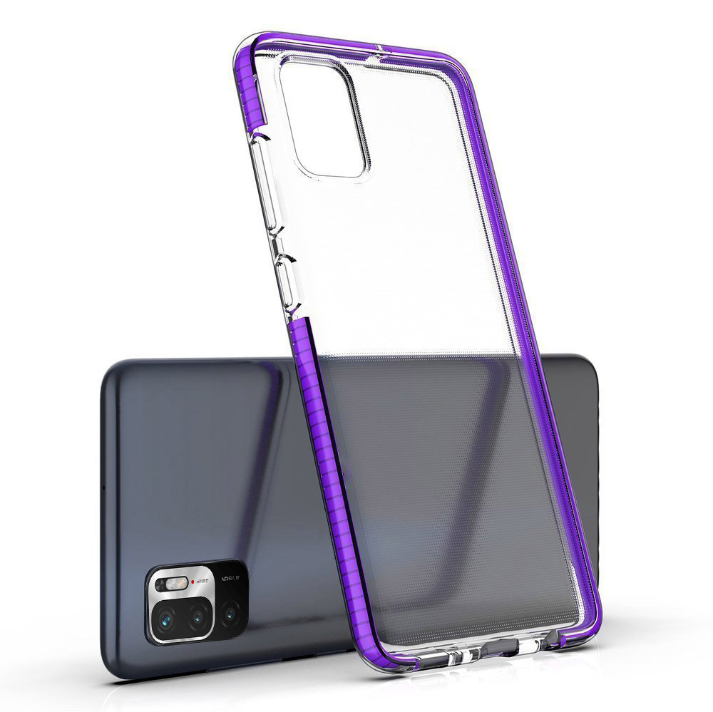 Dėklas Spring Case TPU Xiaomi Redmi Note 10 5G / Poco M3 Pro Juodais kraštais 2 Dėklas Spring Case TPU Xiaomi Redmi Note 10 5G / Poco M3 Pro Juodais kraštais 2