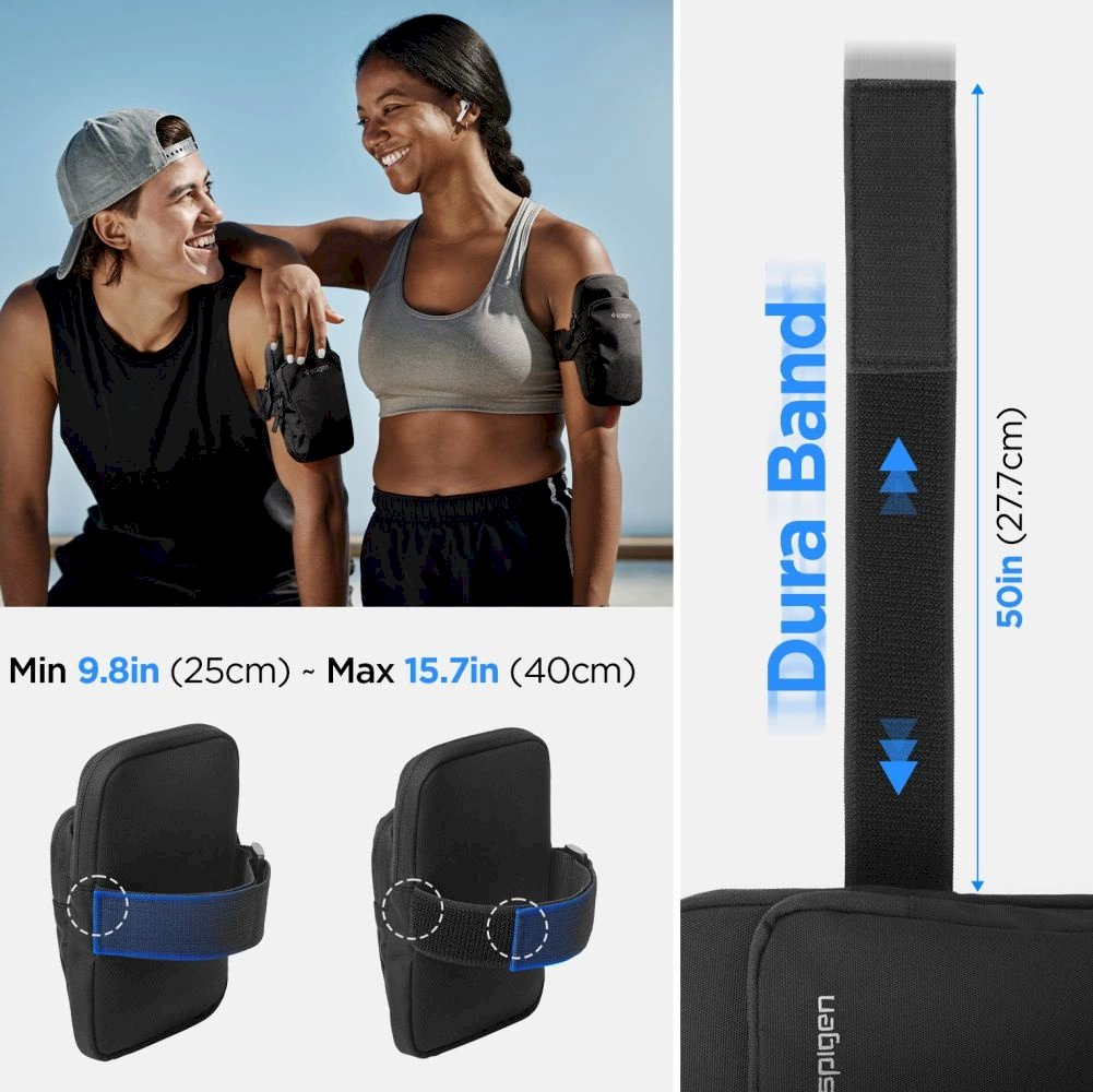 Sportinė rankovė Spigen Dynamic Shield A702 – juoda 9