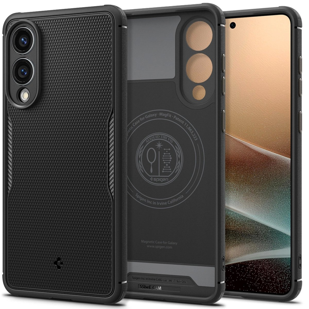 Samsung Galaxy S25 Edge Spigen Core Armor Mag dėklas su MagSafe - juodas Samsung Galaxy S25 Edge Spigen Core Armor Mag dėklas su MagSafe - juodas