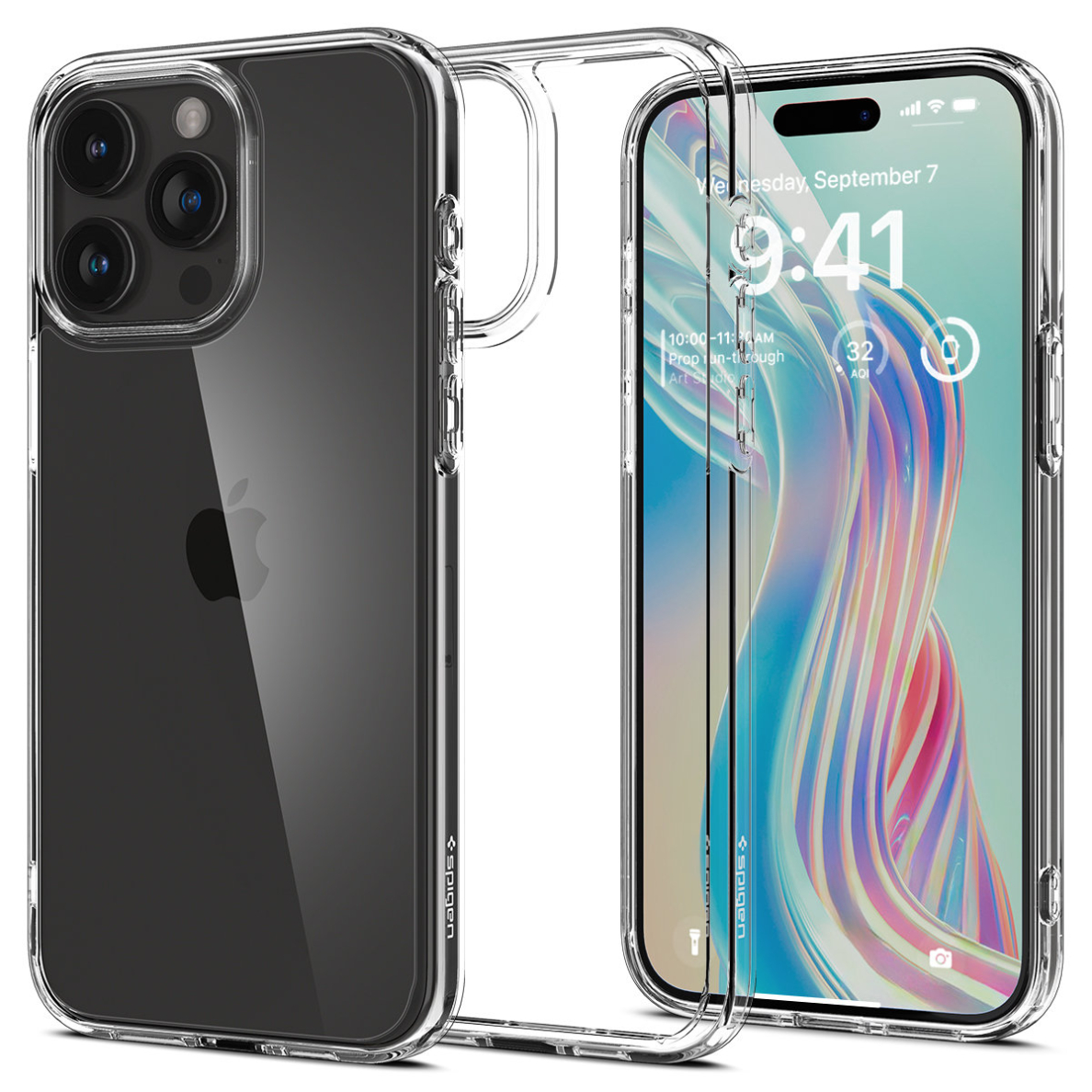 Akcija! Dėklas Spigen CRYSTAL HYBRID IPHONE 15 PRO - Permatomas 8 Akcija! Dėklas Spigen CRYSTAL HYBRID IPHONE 15 PRO - Permatomas 8