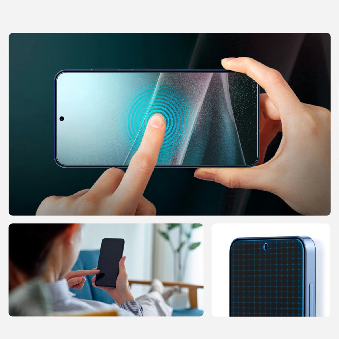 Samsung Galaxy S25 Spigen ELITE SHIELD EZ FIT hibridinis stiklas – skaidrus 6