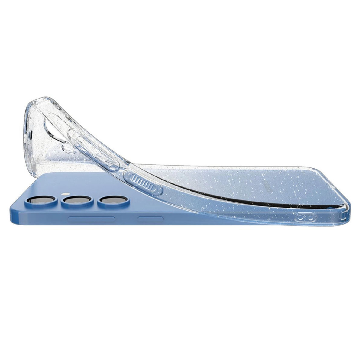 Spigen Liquid Crystal dėklas Samsung Galaxy S25 - permatomas su blizgučiais 9 Spigen Liquid Crystal dėklas Samsung Galaxy S25 - permatomas su blizgučiais 9