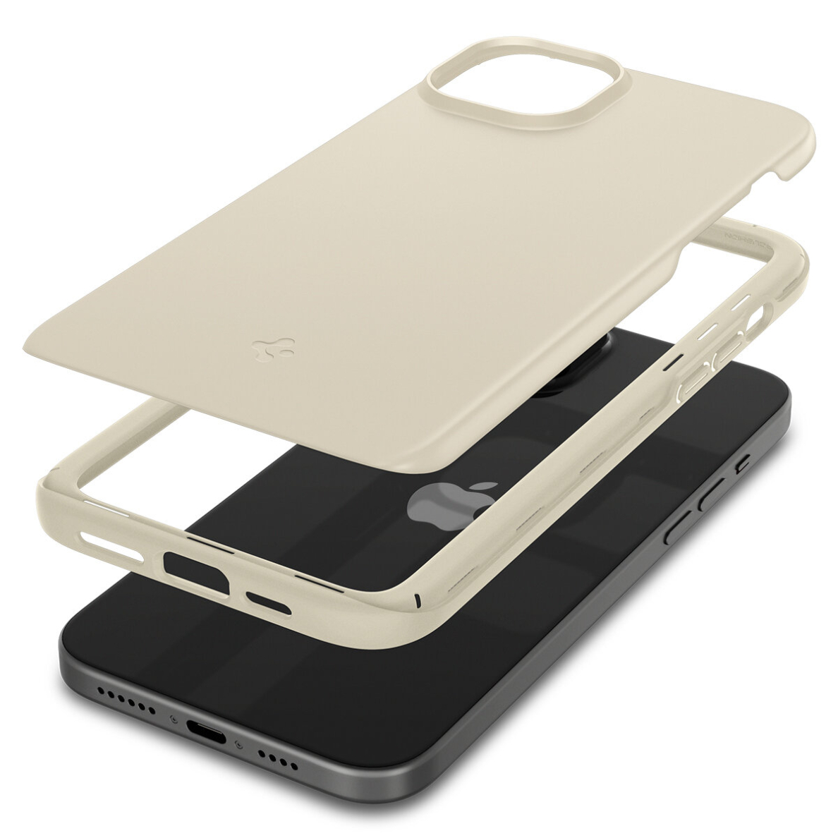 Spigen Thin Fit case for iPhone 15 Plus - beige 10 Spigen Thin Fit case for iPhone 15 Plus - beige 10