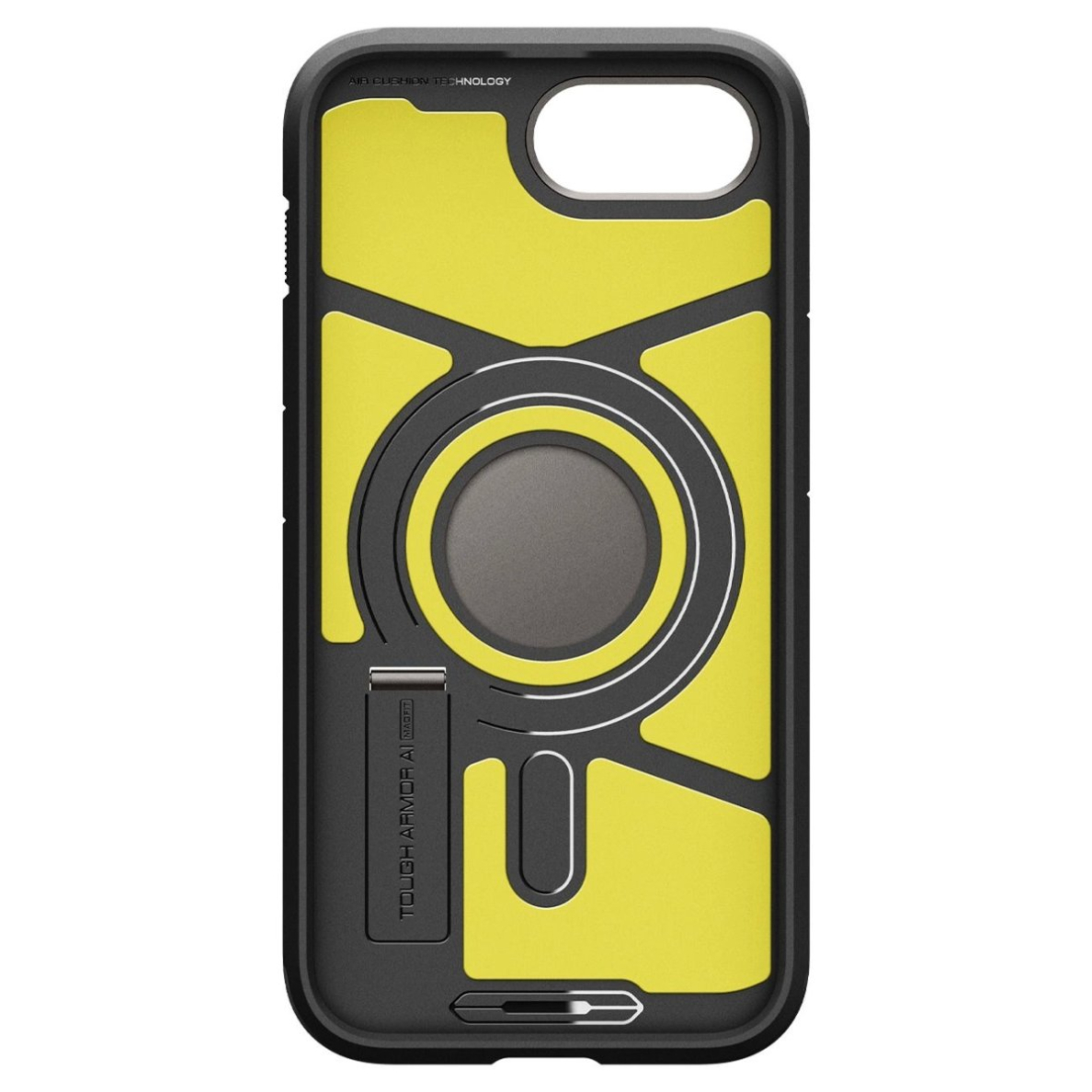 Spigen Tough Armor Dėklas with MagSafe skirtas iPhone SE 4 (2025) su stoveliu - Pilkas 7