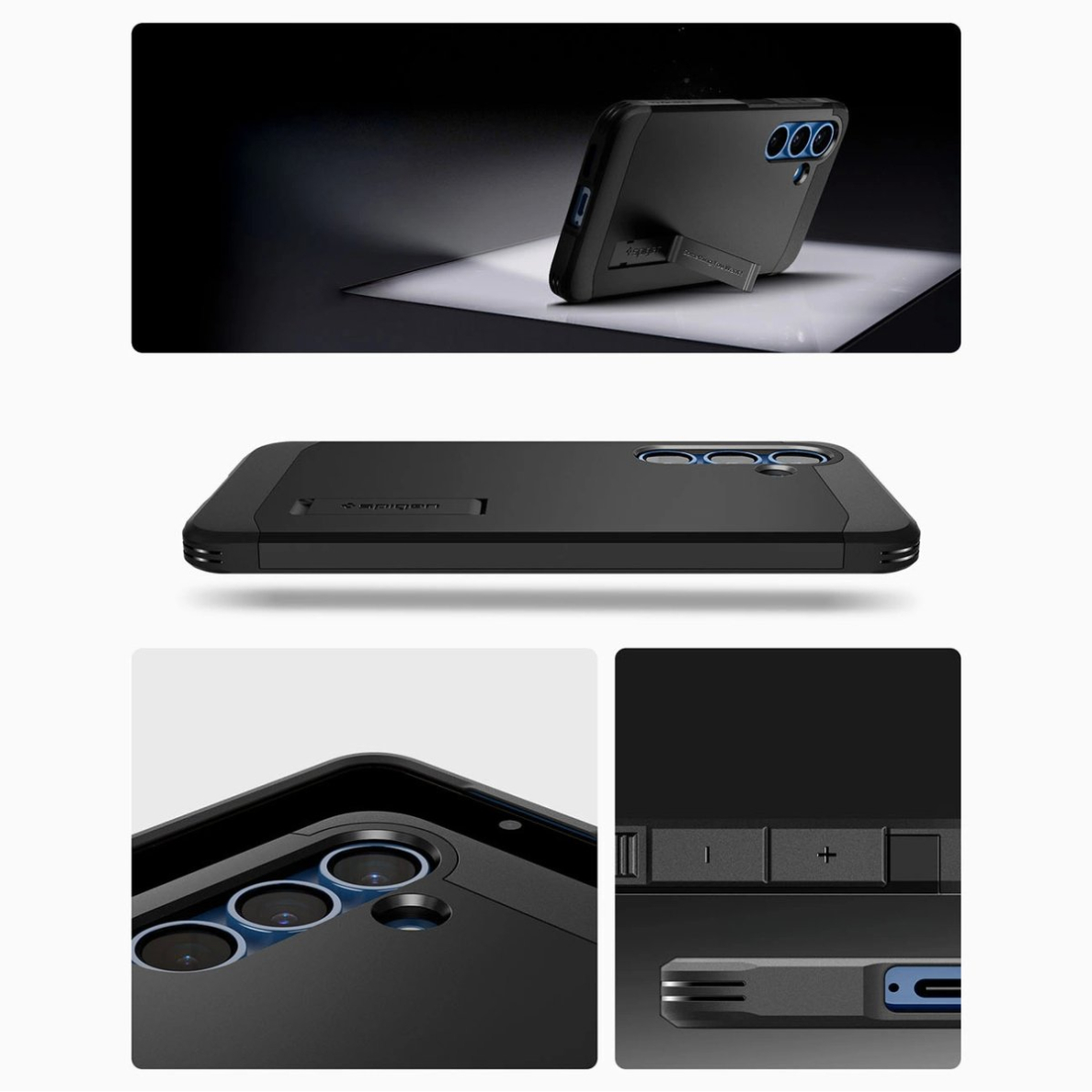 Spigen Tough Armor MagSafe Dėklas Samsung Galaxy S25 - Juodas 16 Spigen Tough Armor MagSafe Dėklas Samsung Galaxy S25 - Juodas 16