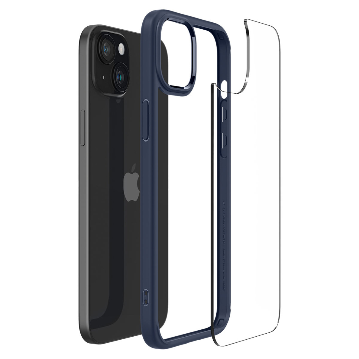 Apsauginis dėklas Spigen Ultra Hybrid, navy Mėlynas - iPhone 15 Plus 2 Apsauginis dėklas Spigen Ultra Hybrid, navy Mėlynas - iPhone 15 Plus 2