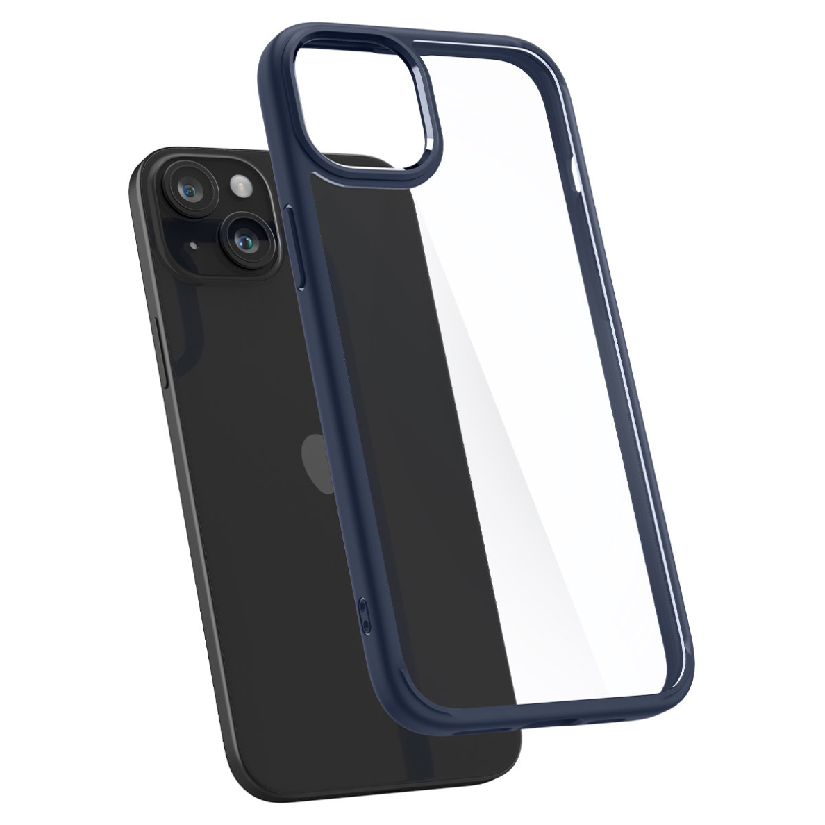 Apsauginis dėklas Spigen Ultra Hybrid, navy Mėlynas - iPhone 15 Plus 5 Apsauginis dėklas Spigen Ultra Hybrid, navy Mėlynas - iPhone 15 Plus 5