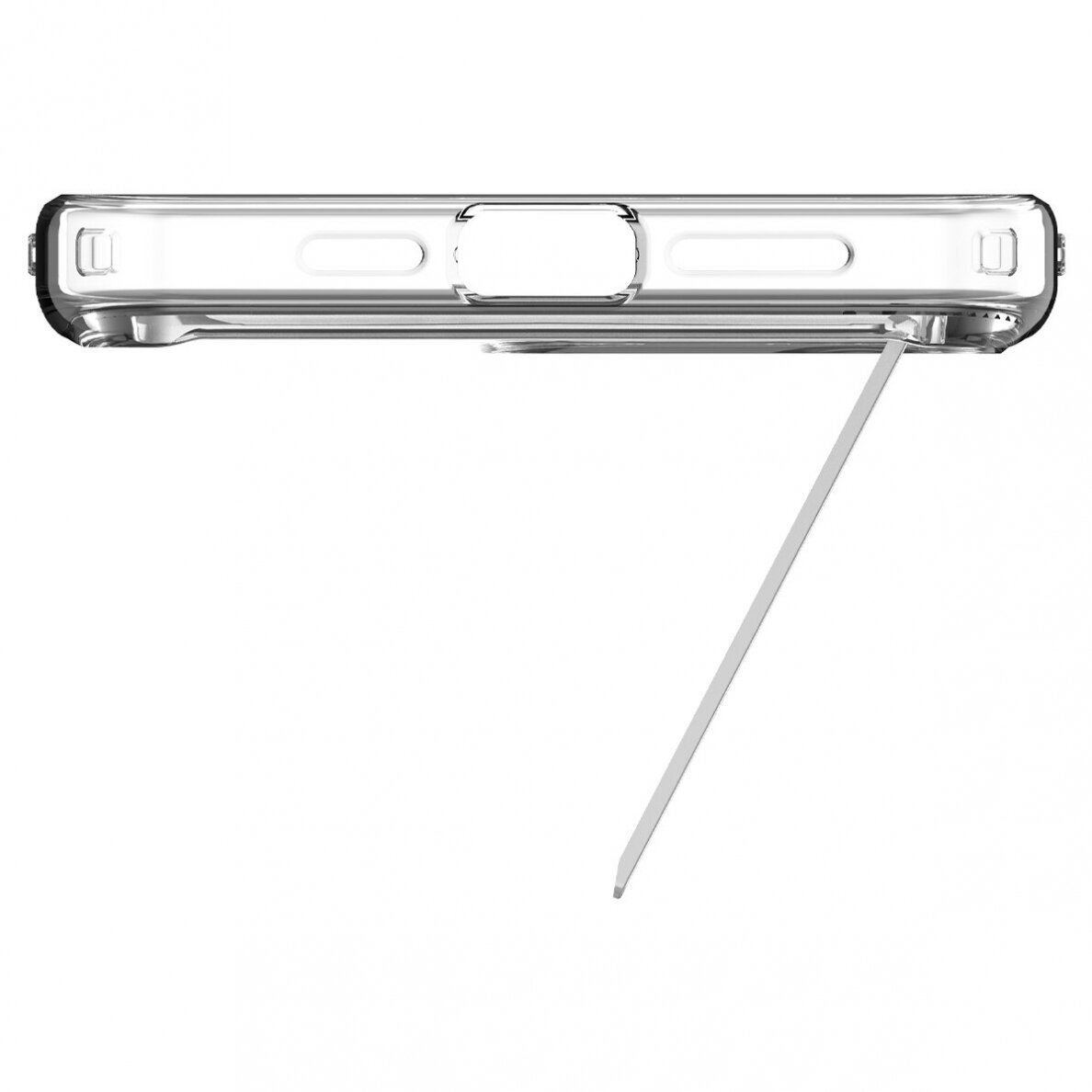 Spigen Ultra Hybrid S MagSafe case with stand for iPhone 15 Pro - transparent 6 Spigen Ultra Hybrid S MagSafe case with stand for iPhone 15 Pro - transparent 6