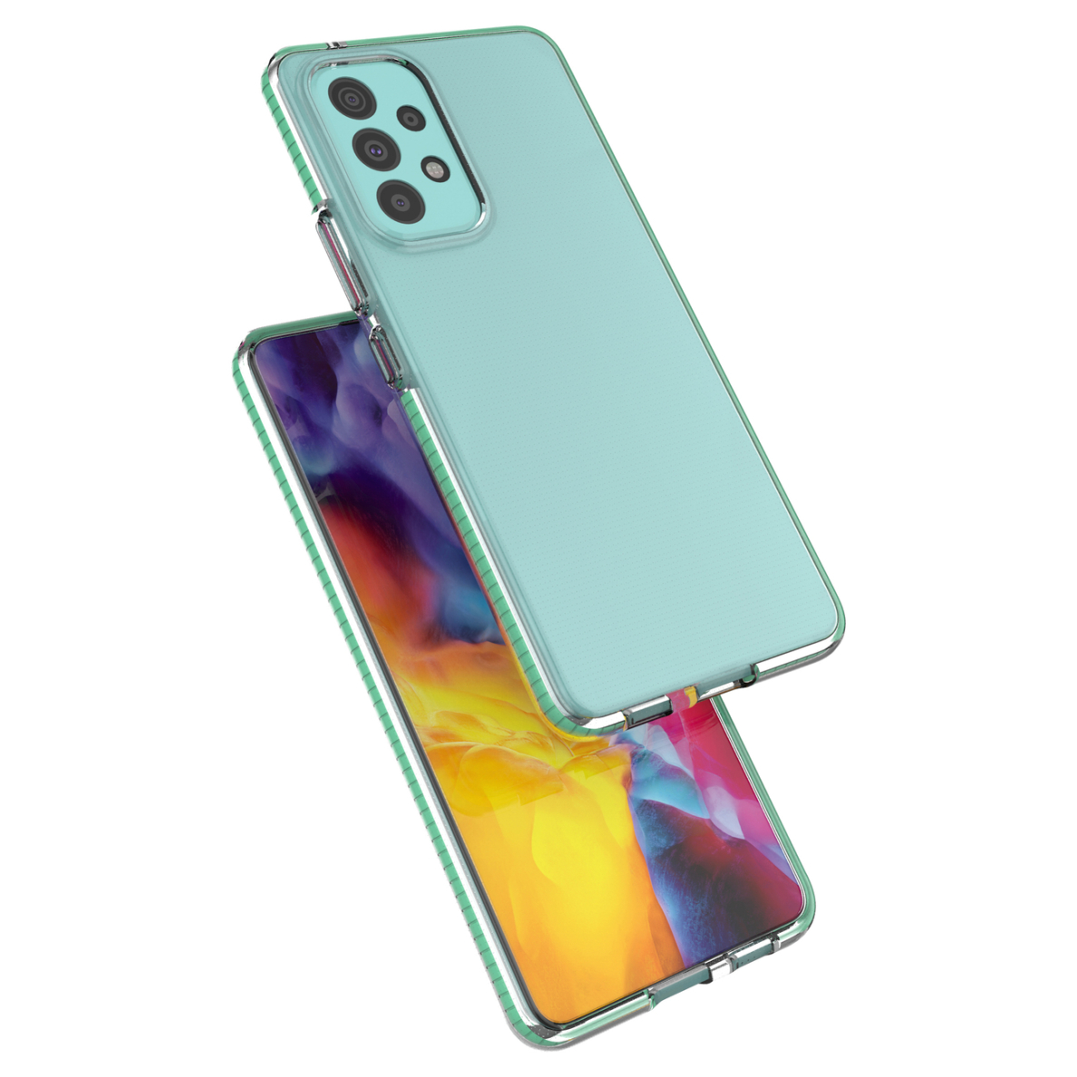 Dėklas Spring Case Samsung Galaxy A73 tamsiai mėlynas 3 Dėklas Spring Case Samsung Galaxy A73 tamsiai mėlynas 3