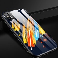 Spalvotas Apsauginis Dėklas Color Glass Iphone Xs / Iphone X Pattern 5