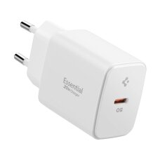 Sieninis įkroviklis Spigen Essential EE201EU USB-C 20W – baltas