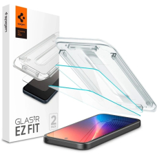 Google Pixel 9A Spigen Glas.TR "Ez Fit" grūdintas stiklas (2 vnt.) – skaidrus