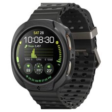 Samsung Galaxy Watch 8 40mm dėklas Spigen Liquid Air – matinės juodos spalvos