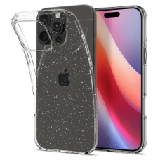 Spigen Liquid Crystal iPhone 16 Pro Dėklas - Permatomas Glitter