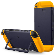Nintendo Switch 2 – Spigen Nano Pop dėklas - Tamsiai mėlynas ir geltonas