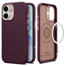 iPhone 17 Spigen Nano Pop Mag MagSafe dėklas – burgundiškas iPhone 17 Spigen Nano Pop Mag MagSafe dėklas – burgundiškas